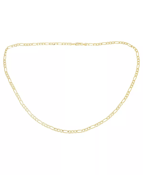 

Цепочка-Ожерелье Фигаро с бриллиантовым акцентом Macy'S, gold