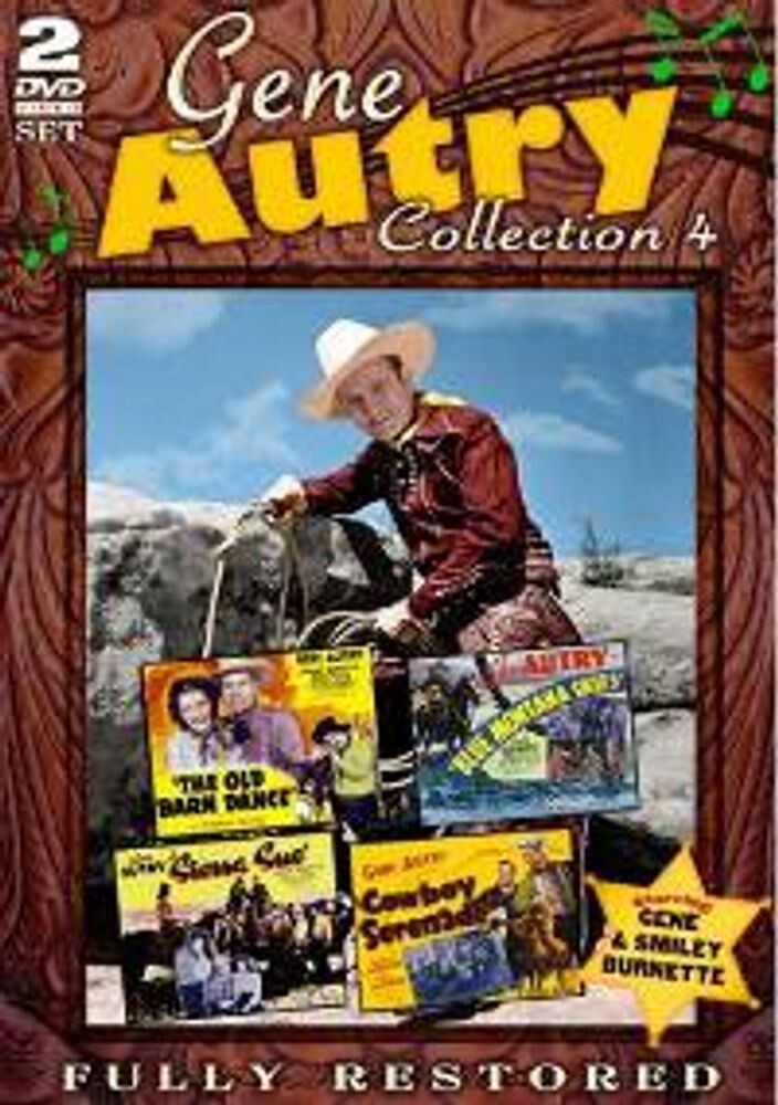 

Диск DVD Gene Autry: Movie Collection 4 (2pc) / (full)