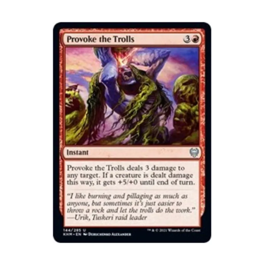 

CCG Спровоцировать троллей (U), MTG - Kaldheim