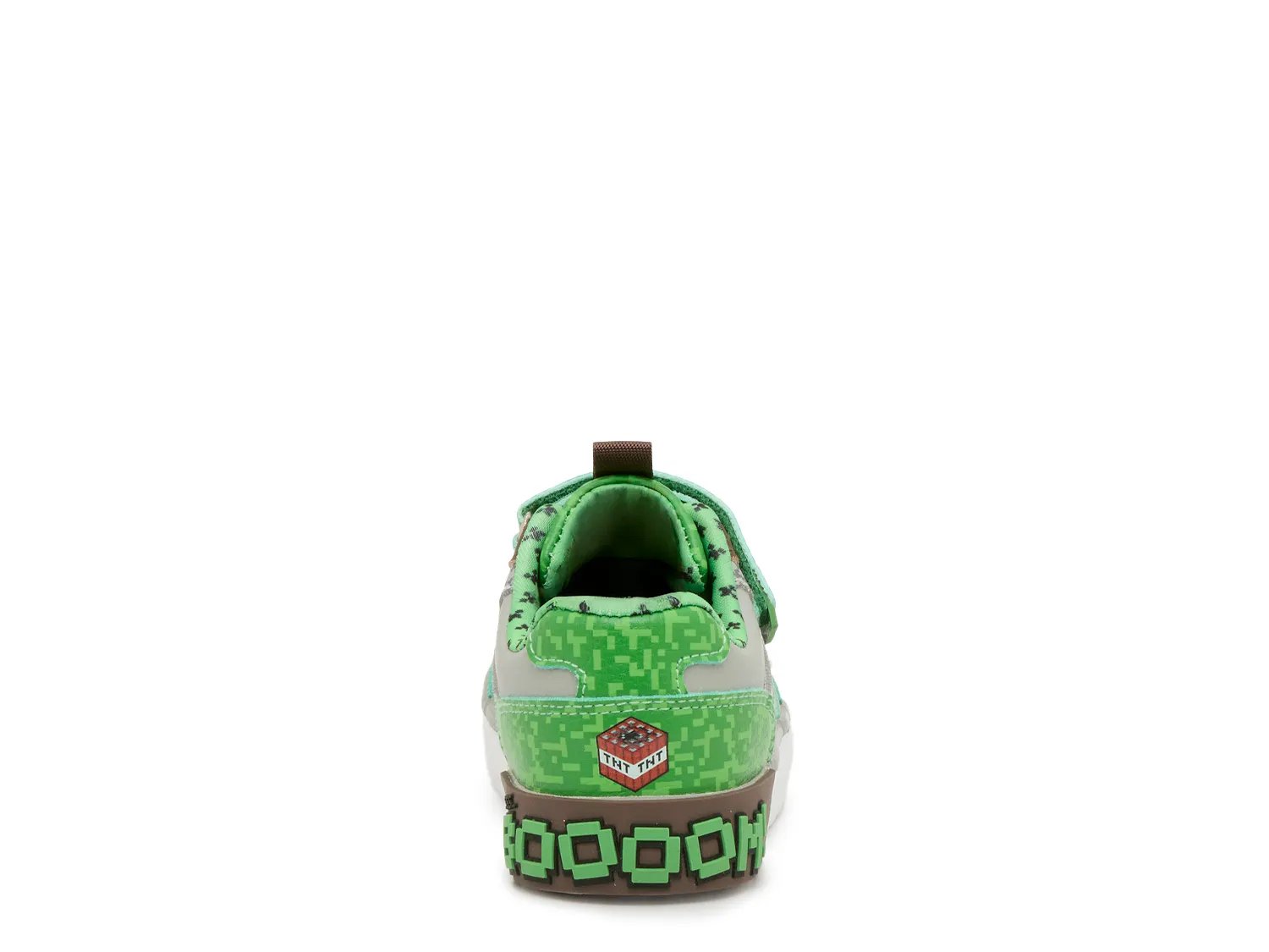 Кроссовки Ground Up Minecraft Court Sneaker - Kids', серый/зеленый — фото 4
