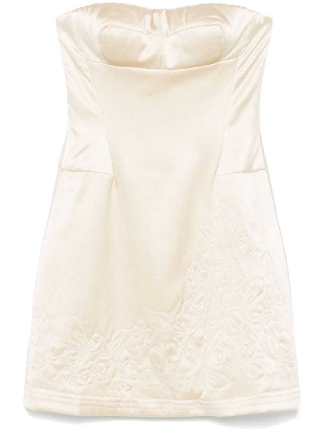 

Ermanno Scervino платье мини с цветочной вышивкой, нейтральный цвет