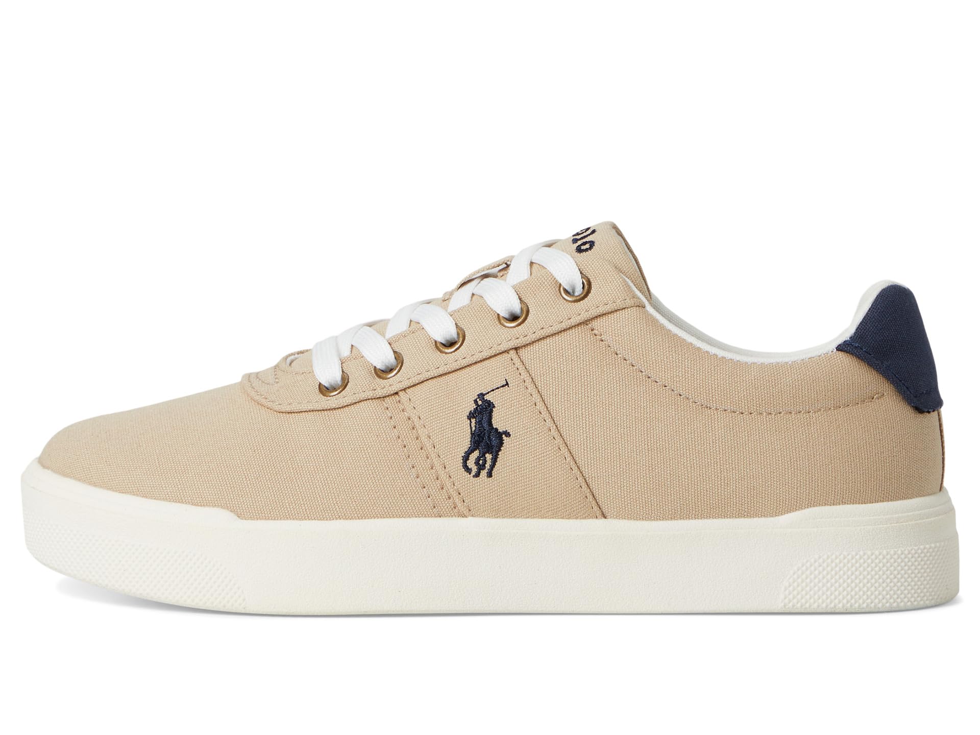 Кроссовки Polo Ralph Lauren Kids Frazier Casual, цвет Khaki/Navy — фото 4