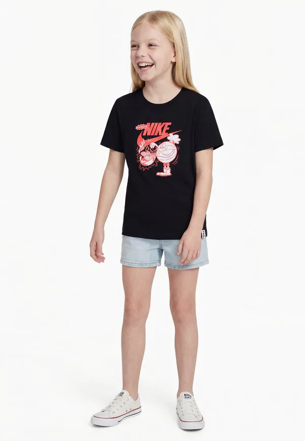 Футболка унисекс с принтом "фиолетовая рыба" Nike Sportswear, Black