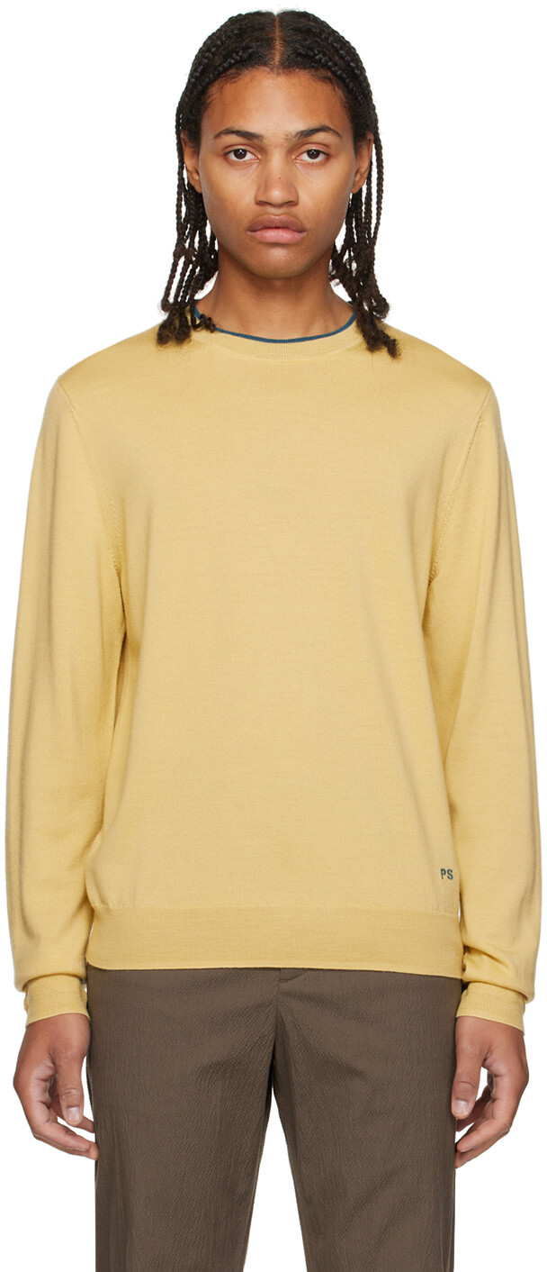 

Желтый свитер с вышивкой PS by Paul Smith