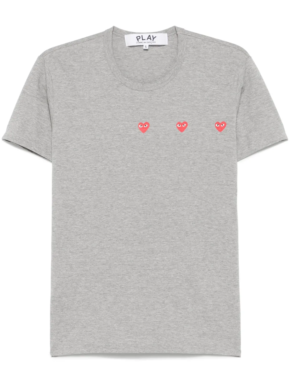 

Футболка с принтом Comme Des Garçons Play, серый