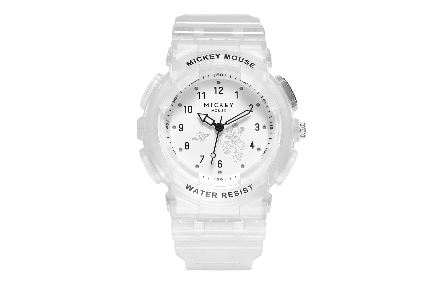 

Disney Часы Space Mickey Series Quartz Movement Silicone Strap Watch Unisex White Dial MK 11575W2