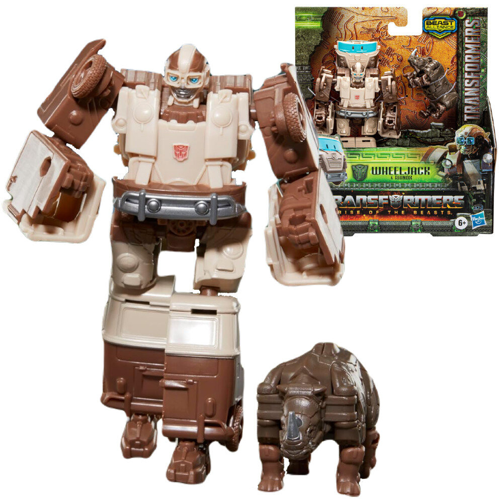 

Hasbro Transformers Rise of the Beasts Wheeljack и Rhinox F4615