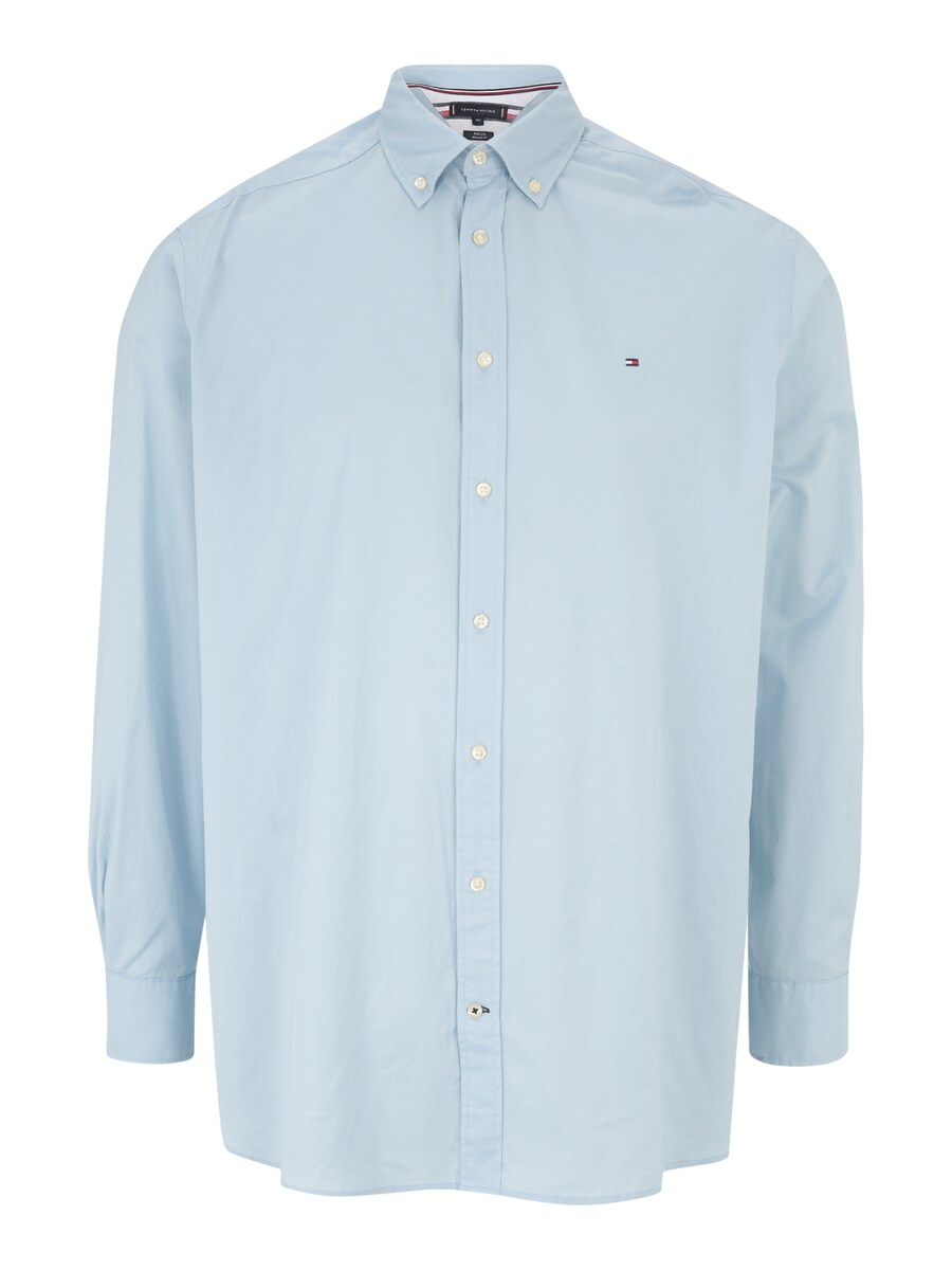 

Повседневная рубашка Tommy Hilfiger Big & Tall Regular fit Button Up Shirt, дымно-синий