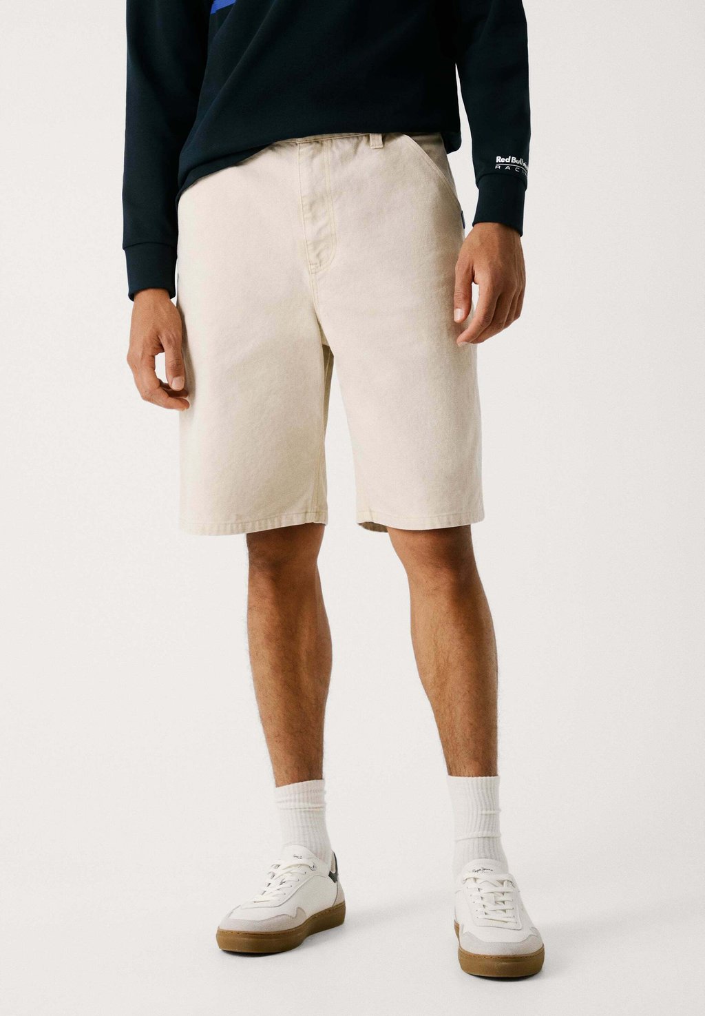 

Джинсовые шорты CARPENTER Red Bull Racing x Pepe Jeans, бежевый