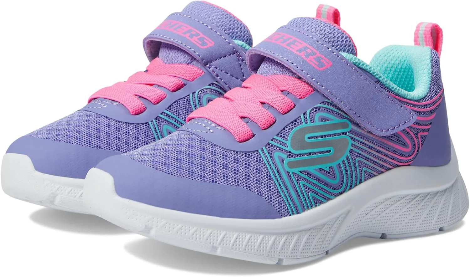 Детские кроссовки Skechers Microspec Plus-Swirl Sweet, мультиколор — фото 2