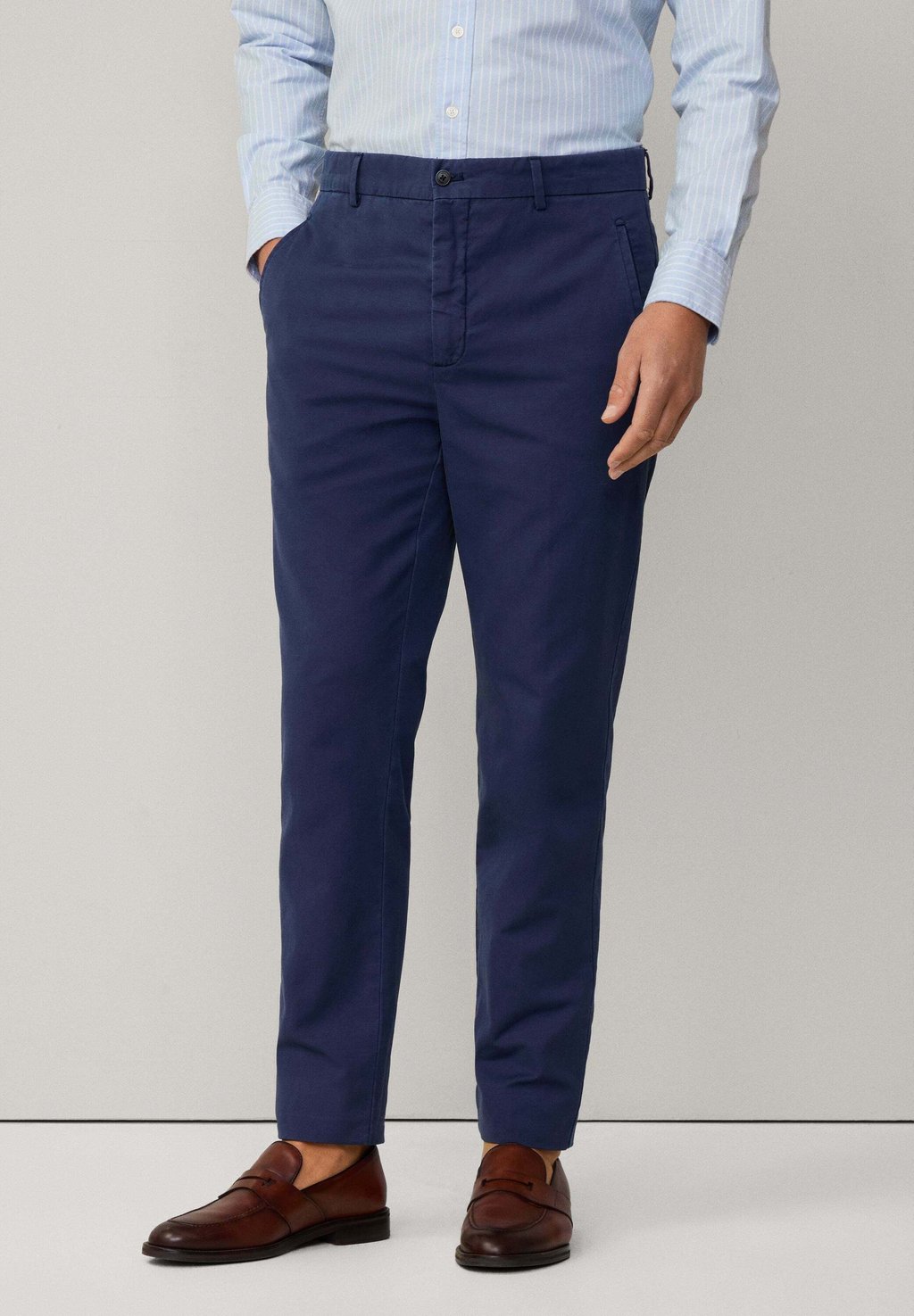 

Чиносы Hackett London, темно-синий