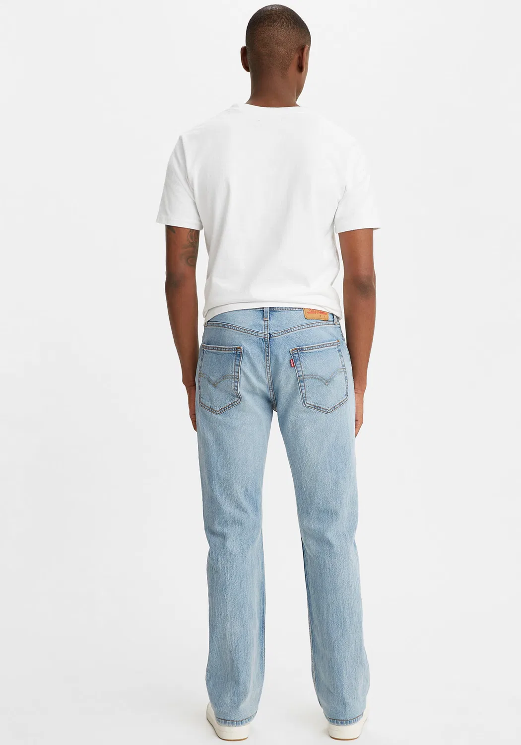 Ботинок крой джинсы 527 зауженный Bootcut Levi S, светлый синий — фото 4
