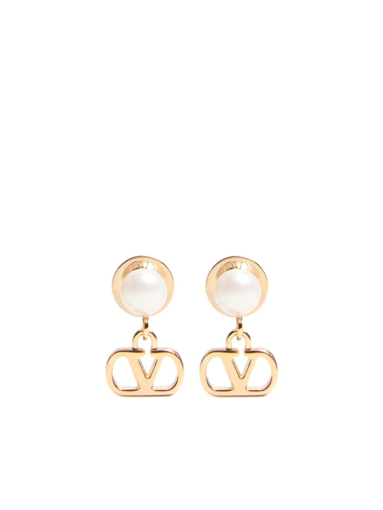 

Valentino Garavani серьги VLogo Signature, золотой
