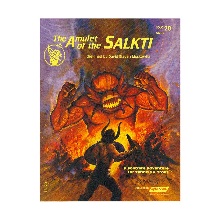 

Модуль Amulet of the Salkti, Tunnels & Trolls - Solo Adventures (1976-2007)
