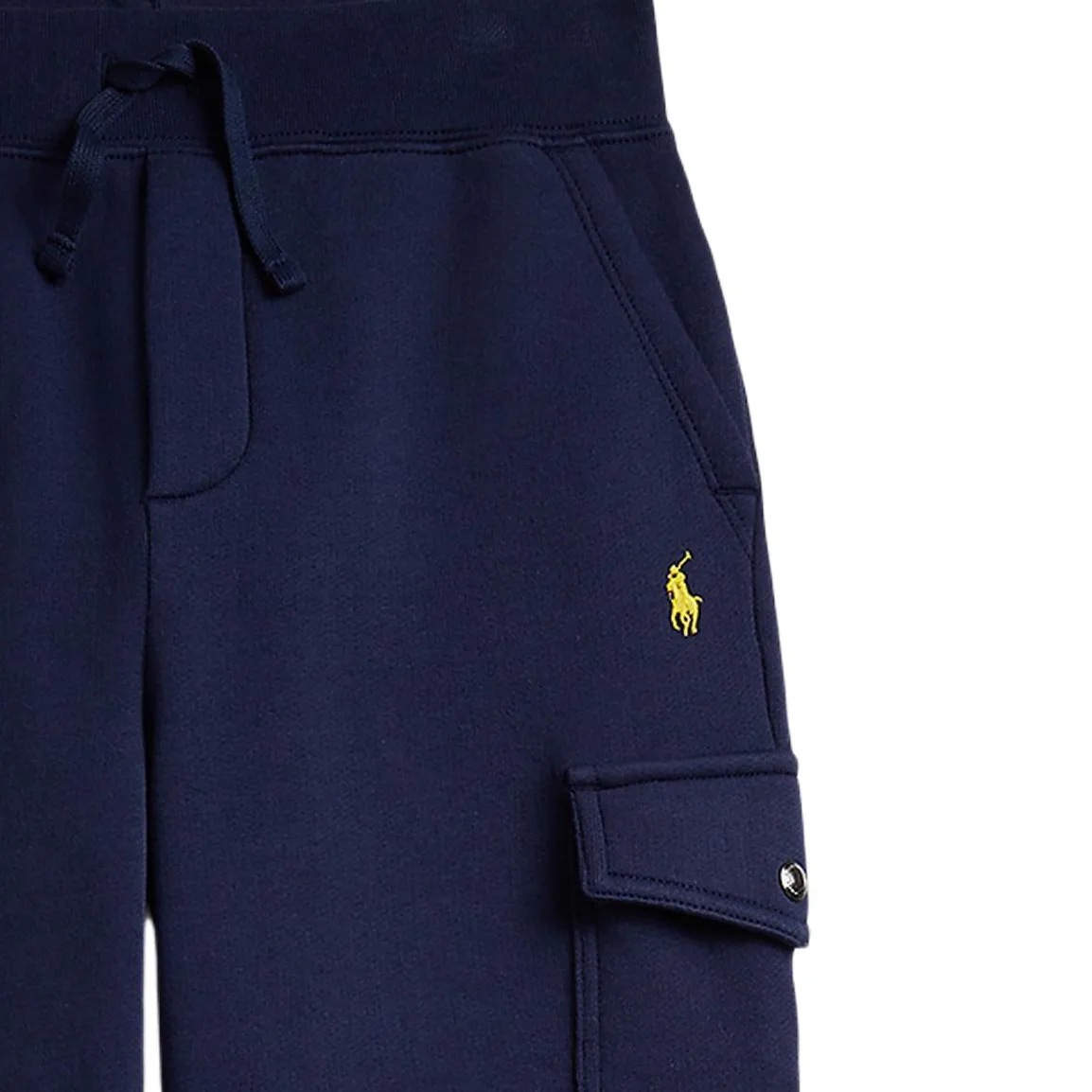 Вязаные спортивные штаны ss26 для детей Polo Ralph Lauren, темно-синий — фото 4
