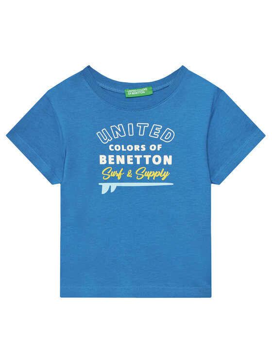 

Футболка обычного кроя 3I1XG10JO United Colors Of Benetton, синий