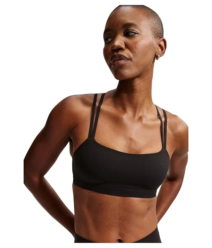 Спортивный бюстгальтер Dri-FIT Zenvy Strappy Nike, Black/Cool Grey