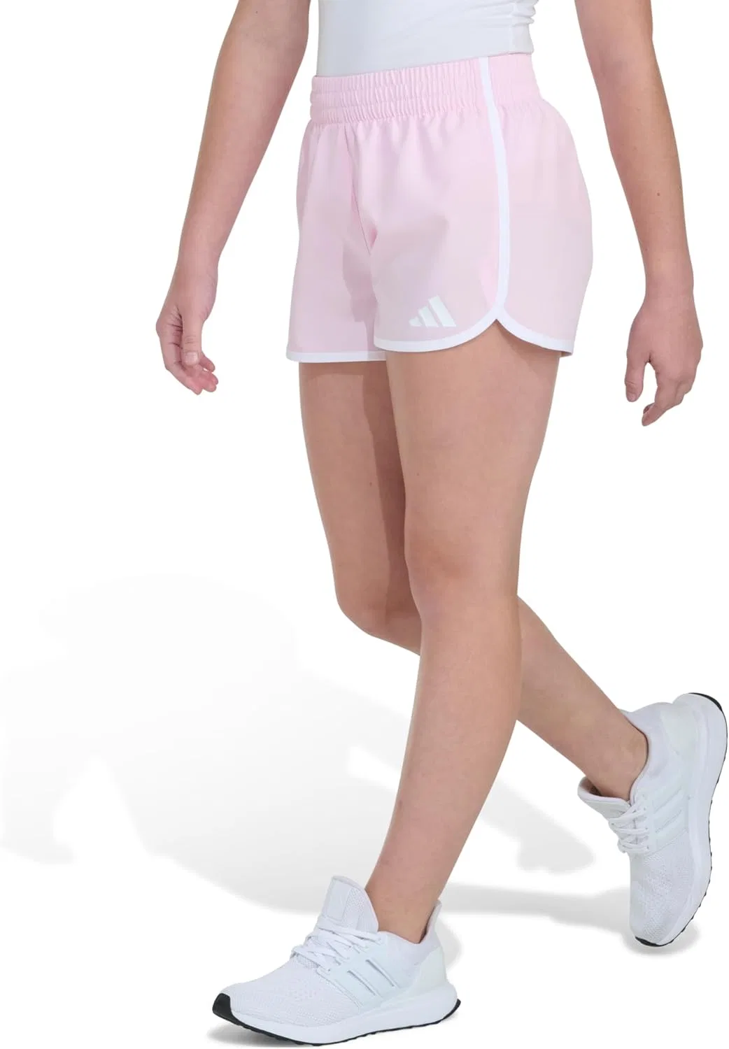 Шорты для девочек Adidas Clear Pink — фото 4