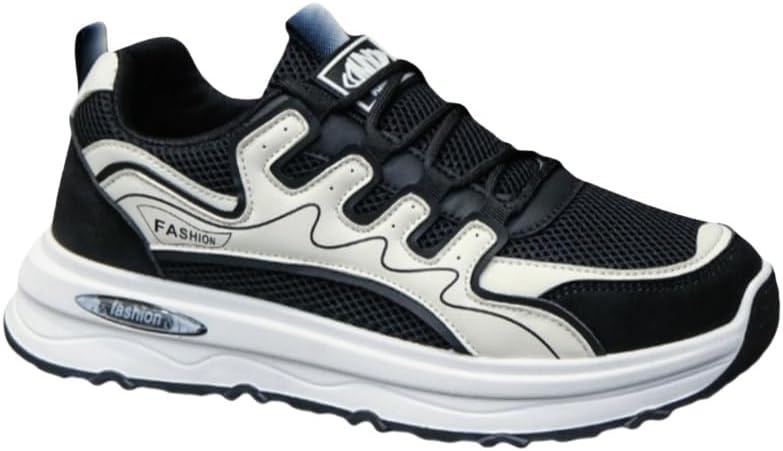 

Мужские дышащие спортивные кроссовки Fusecottc - легкие, для повседневного использования, активного отдыха, моды и фитнеса, черный