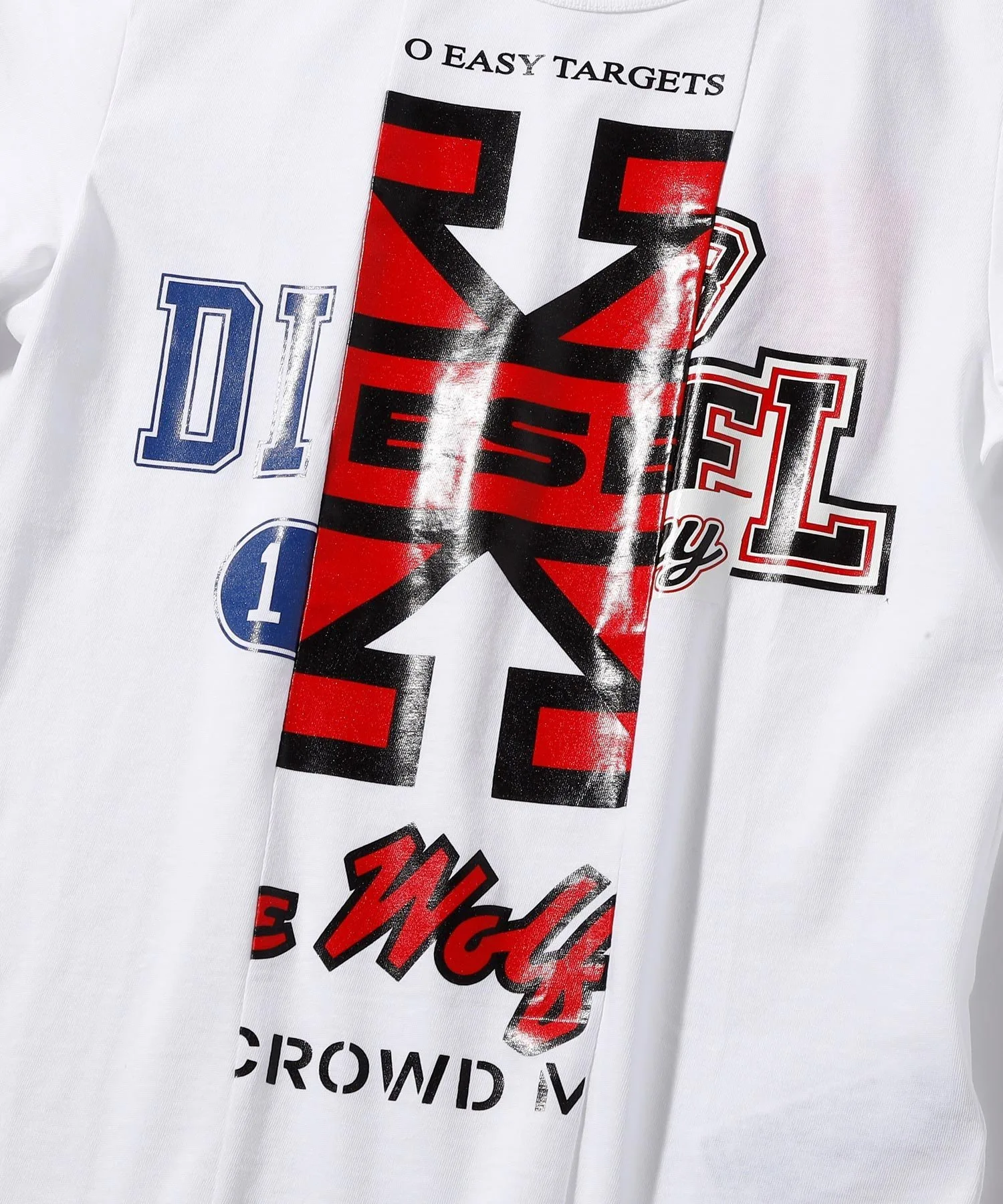 Детская футболка с коротким рукавом с логотипом бренда DIESEL/(K)DIESEL, White — фото 4