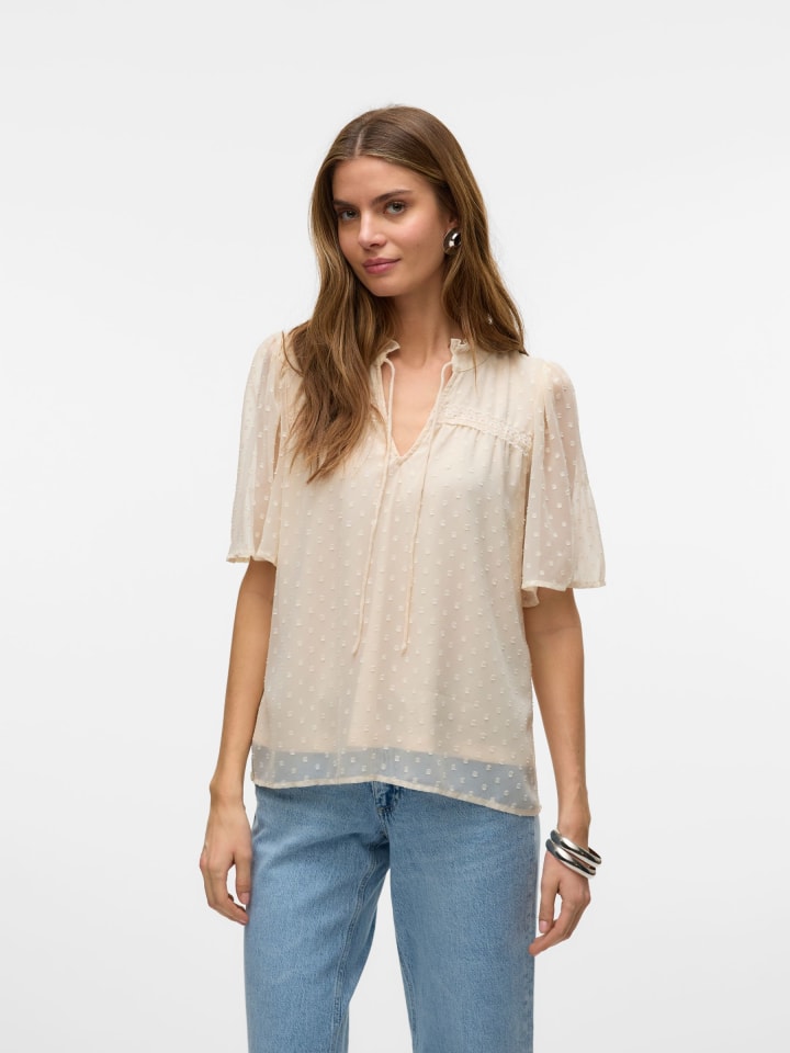 

Блузка Vero Moda, бежевый