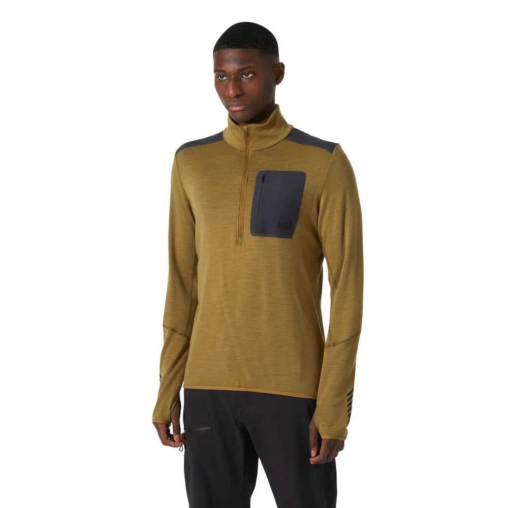 

Толстовка Helly Hansen Lifa Merino half zip, коричневый