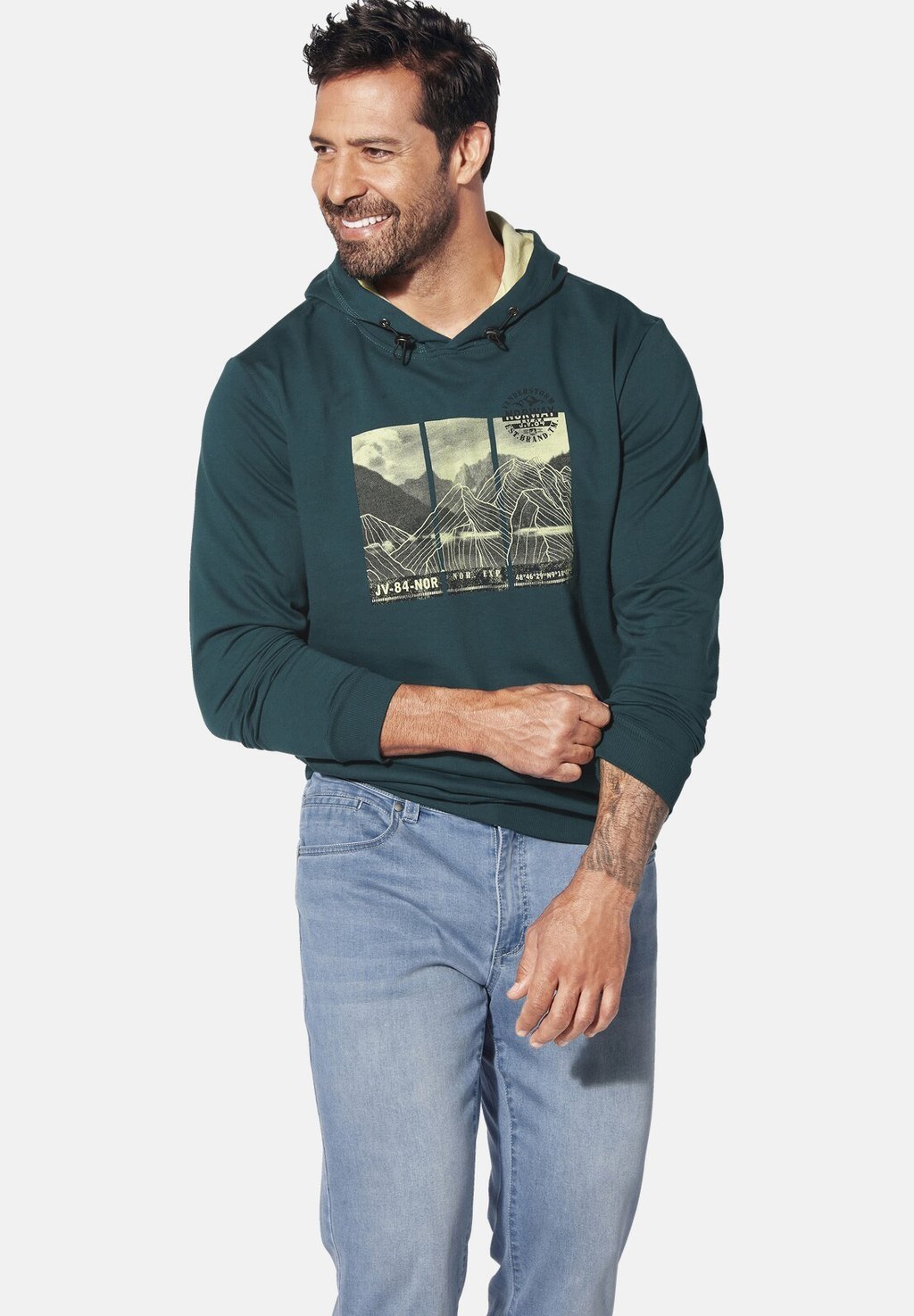

Толстовка JIRI - Hoodie Jan Vanderstorm, зеленый