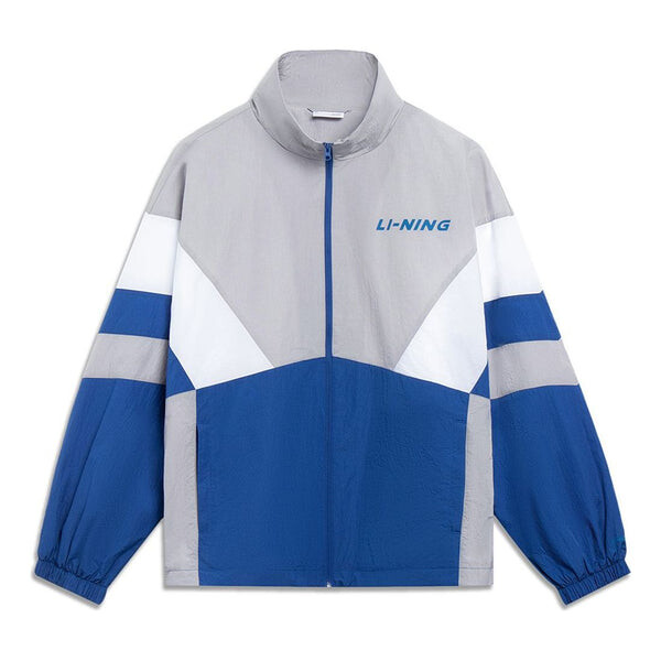 

Куртка с графическим цветным блоком Li-Ning, серый