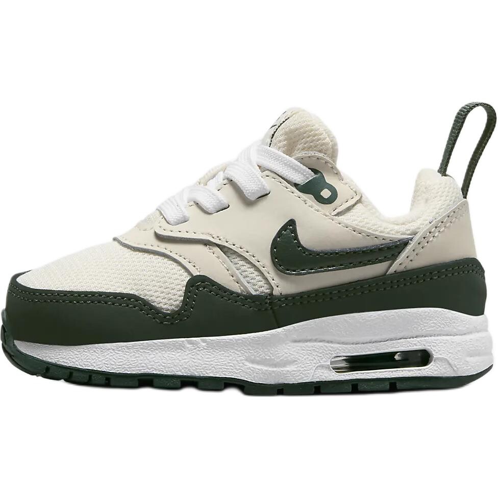 

Кроссовки Air Max 1 для малышей Nike, бежевый/зеленый