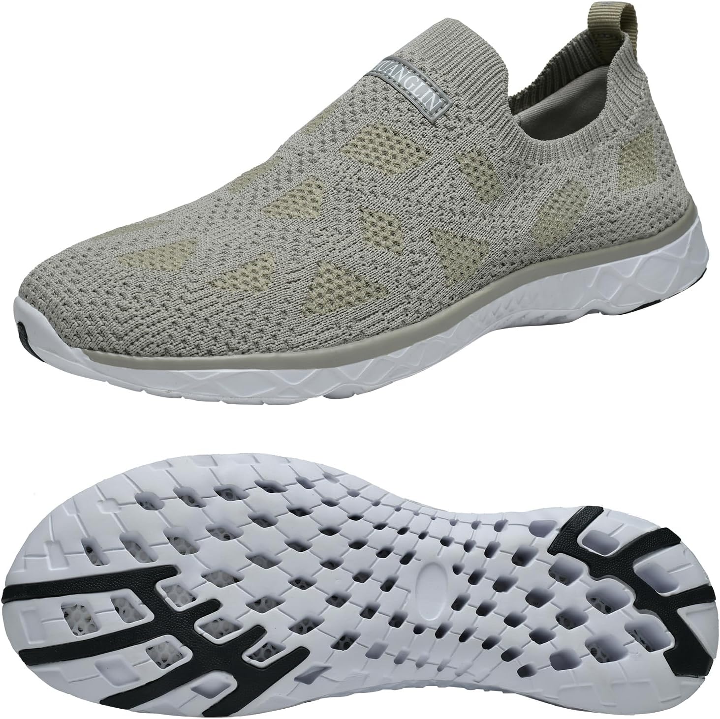 

Мужские водные кроссовки с быстрой сушкой, слив за 3 секунды и для плавания, походов, йоги Zhuanglin, 35905apricot