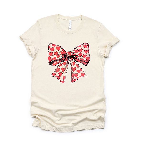 

Футболка с принтом Coquette hearts Simply Sage Market, Cream