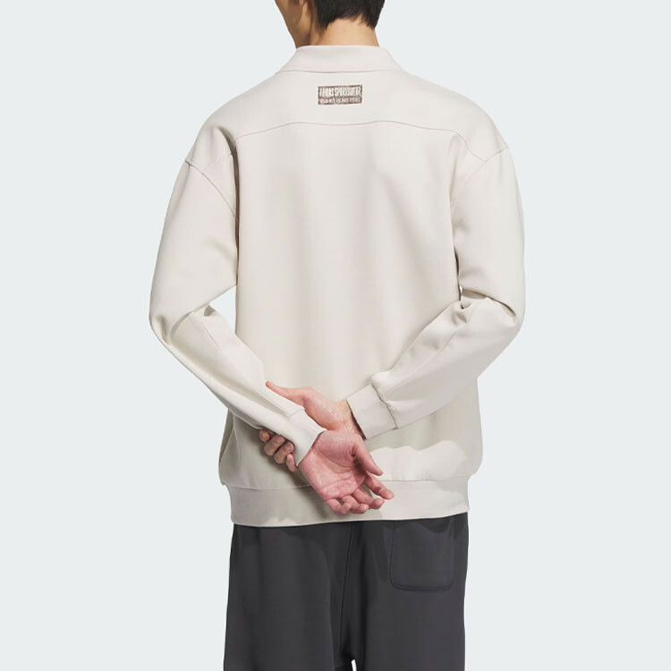 Рубашка поло мужская светло-коричневая Adidas, коричневый — фото 3