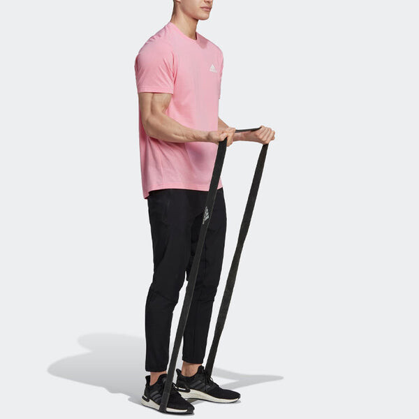 Футболка Adidas Aeroready Designed to Move Feelready Sport Tee 'Pink', розовый — фото 4