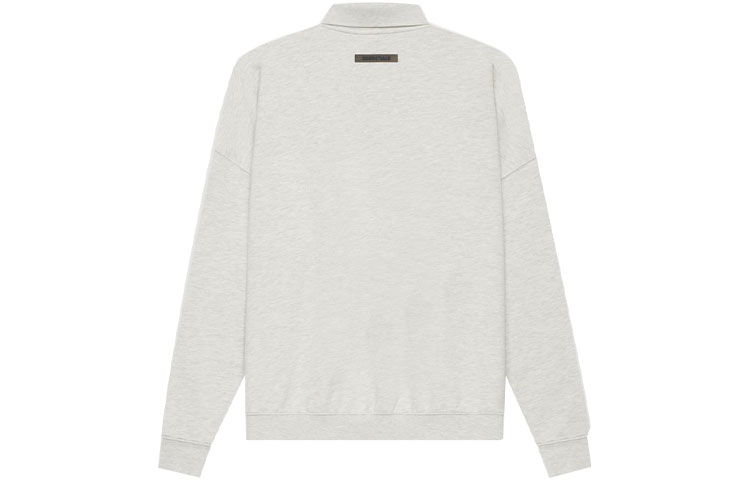 Длинный рукав Френч Терри Поло Fear Of God Essentials, Овсяный — фото 3