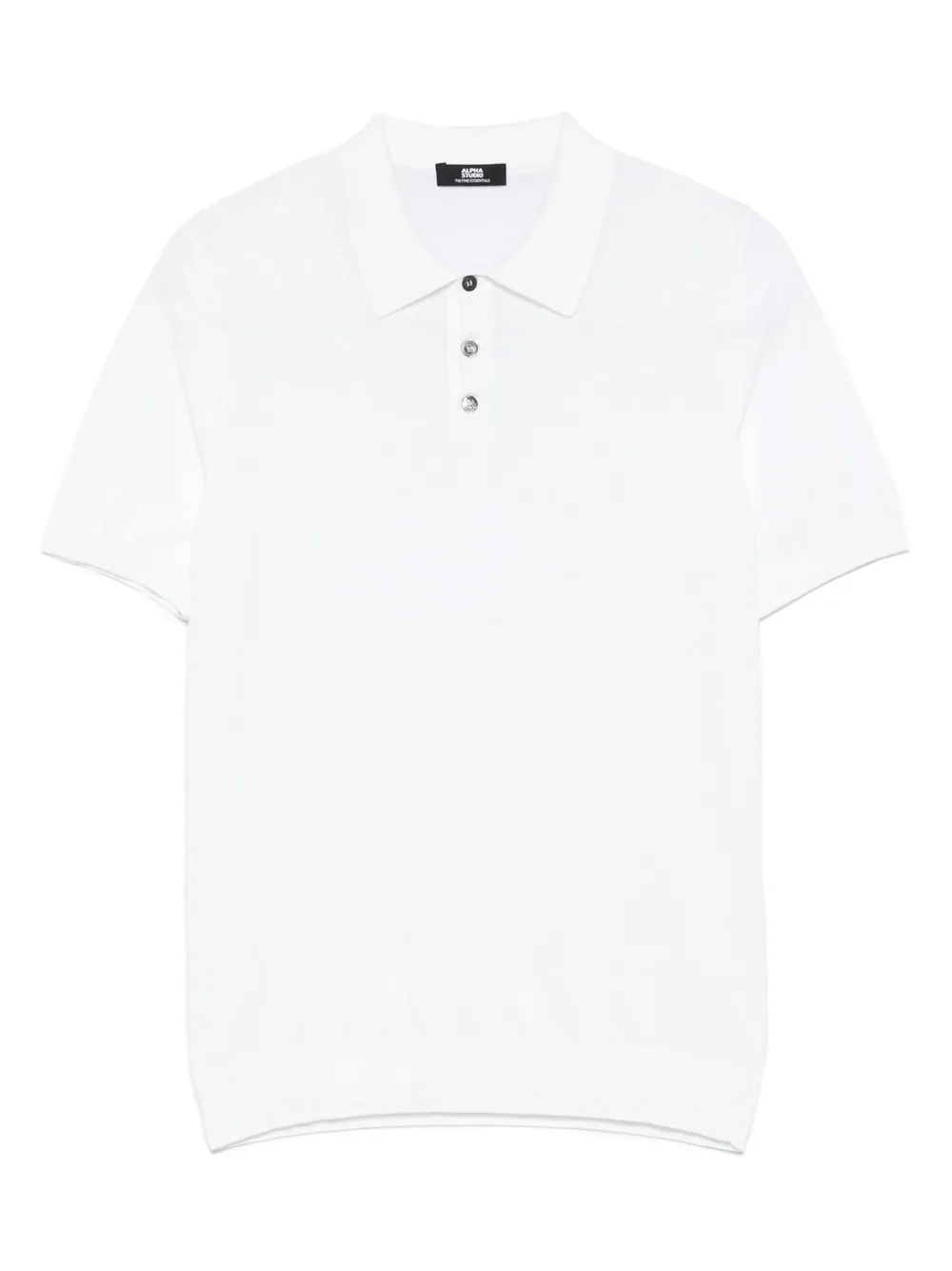 

Хлопковая рубашка-поло ALPHA STUDIO, белый