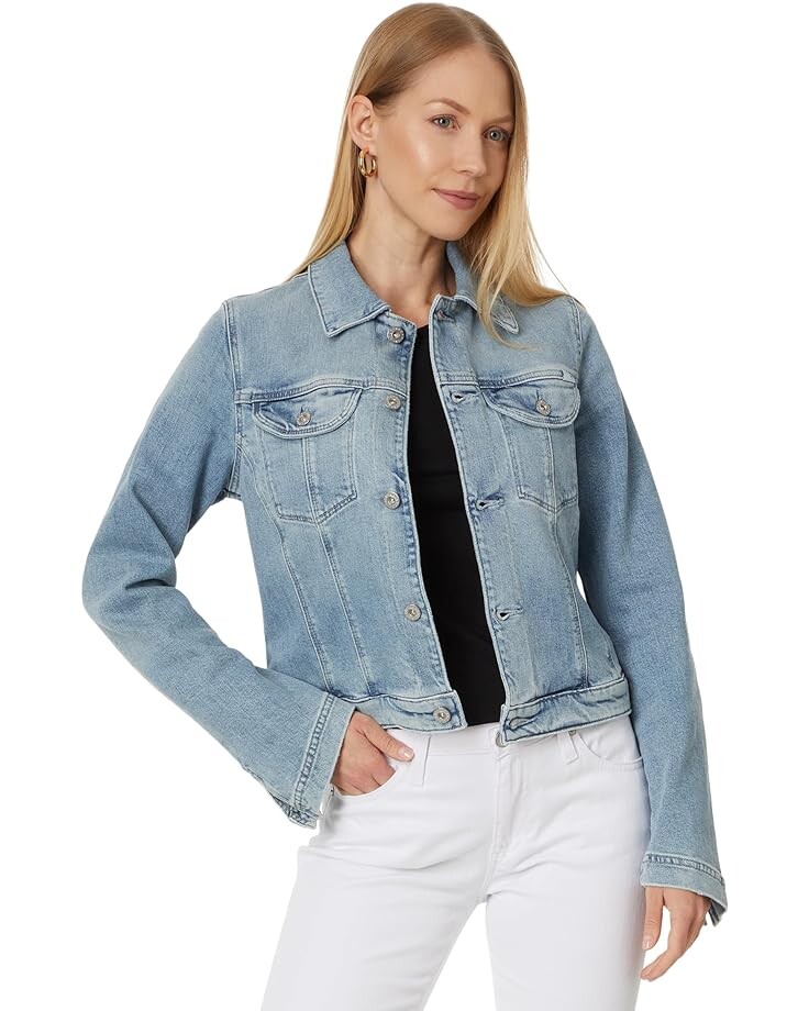 

Куртка AG Jeans Alamo Shrunken Denim, цвет Eclipsed
