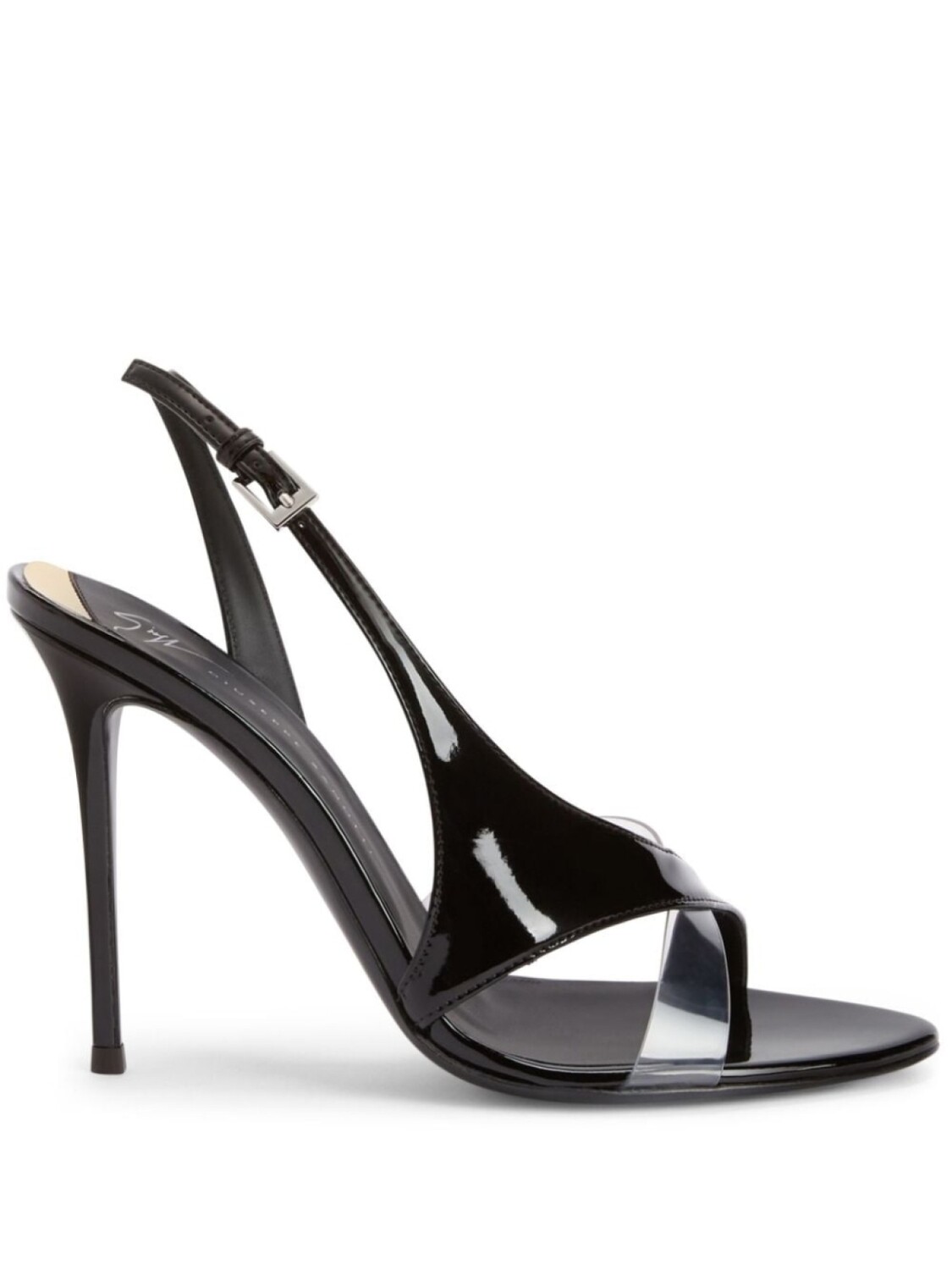 

Giuseppe Zanotti босоножки Marthine 105 с ремешком на пятке, черный