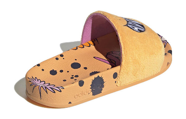 Кроссовки adilette slide x kevin lyons Adidas, оранжевый — фото 4