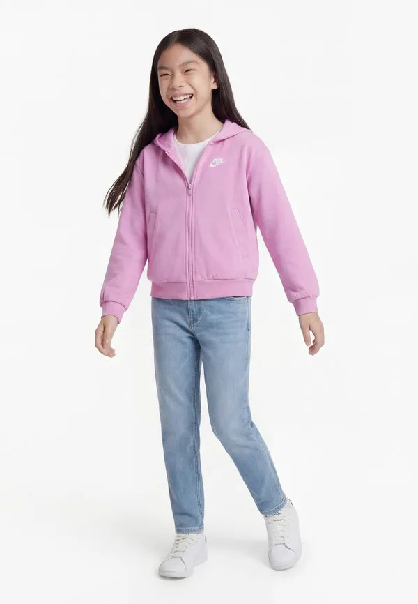 Толстовка на молнии Nike Sportswear, Magenta/White