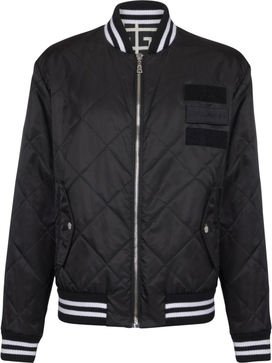 

Balmain стеганый бомбер, черный