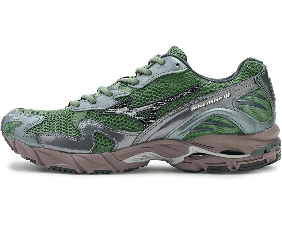 Кроссовки Mizuno Wave Rider 10, Agave Green/Black Sand — фото 4