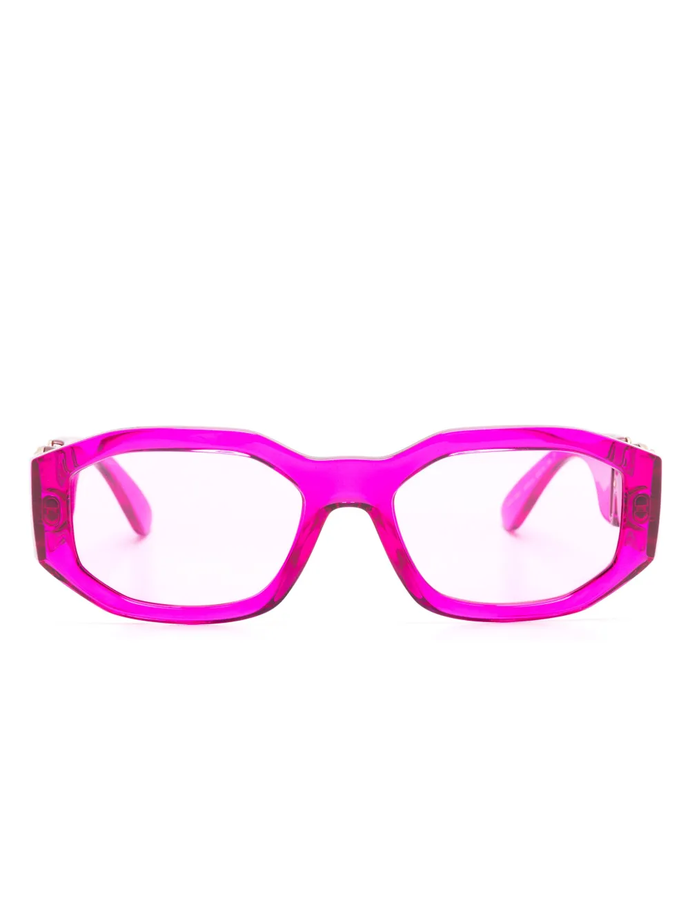 

Очки Medusa Бигги в прямоугольной оправе Versace Eyewear, розовый