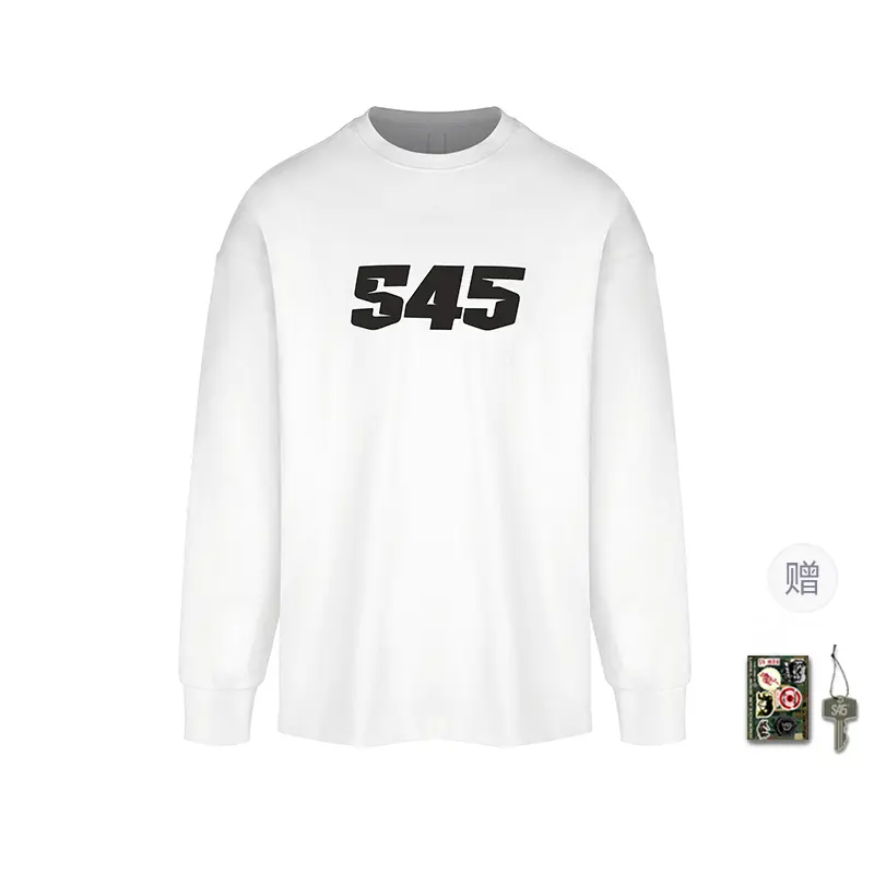 

Футболка осенне-зимнего сезона унисекс S45, White Red