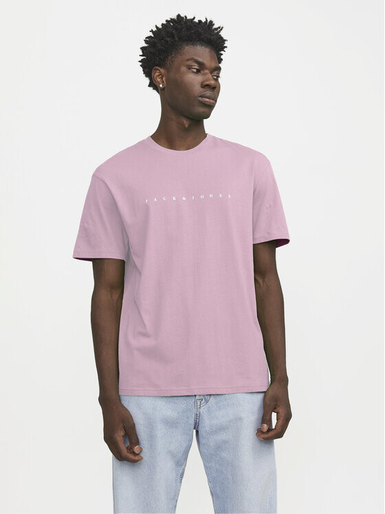 

Футболка свободного кроя Jack&Jones, розовый