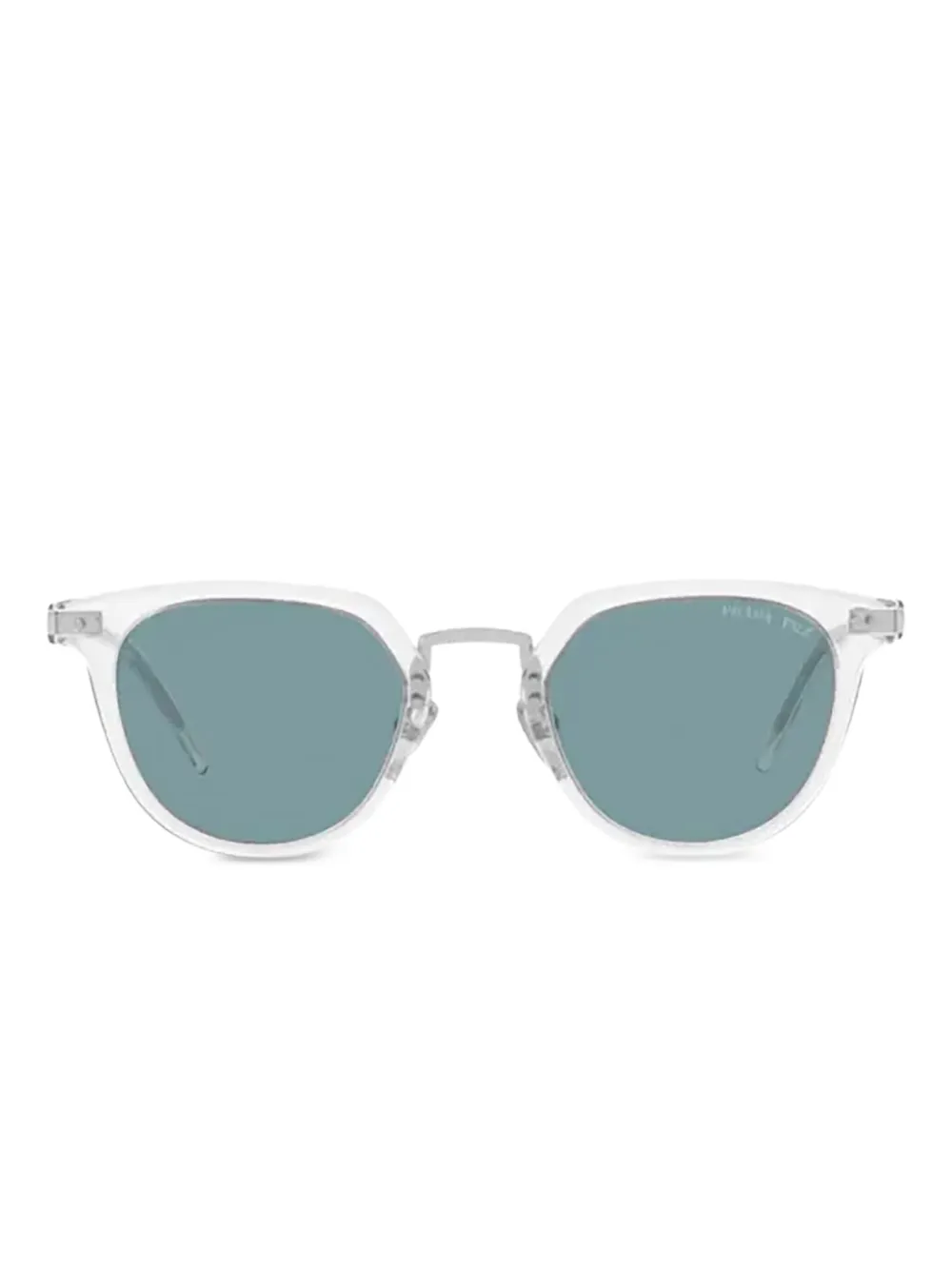 

Солнцезащитные очки в круглой оправе Prada Eyewear, нейтральный