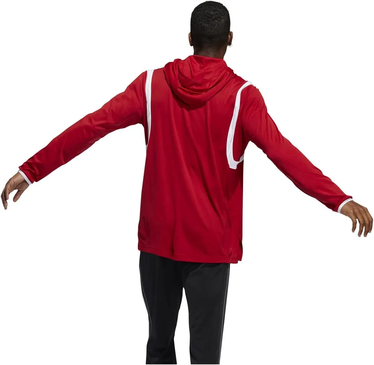 Худи Adidas унисекс для взрослых, Team Power Red-White — фото 2