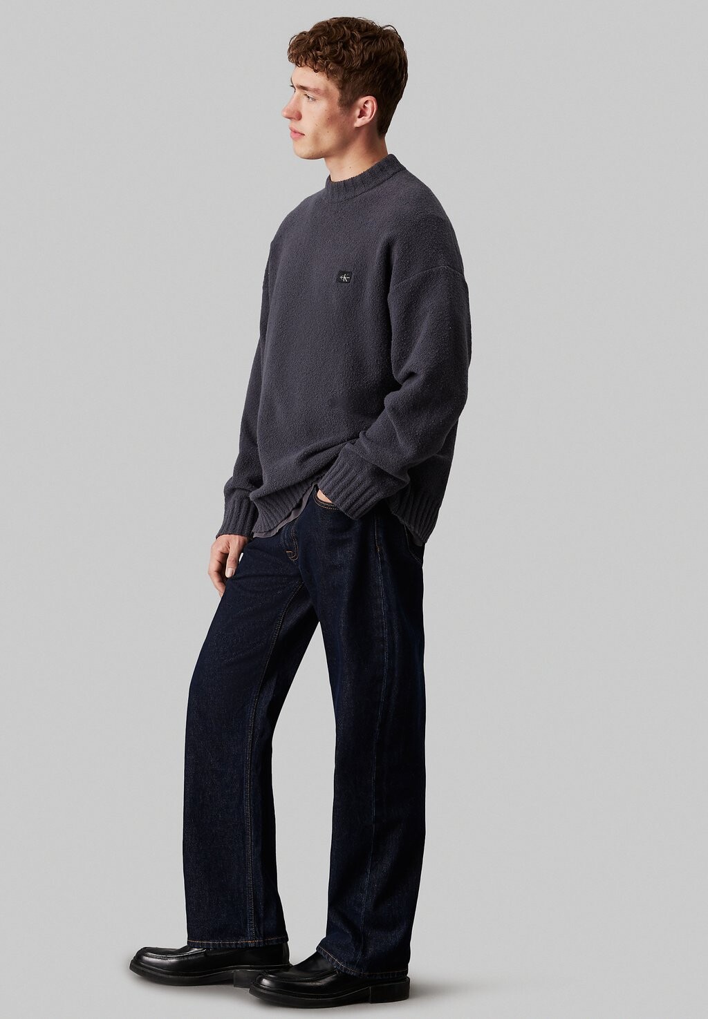

Джемпер BOXY Calvin Klein Jeans, темно-серый