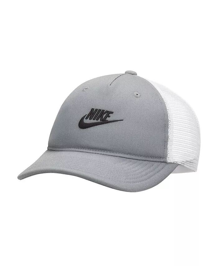 

Мужская черная регулируемая шляпа Futura Lifestyle Rise Trucker Nike, серый