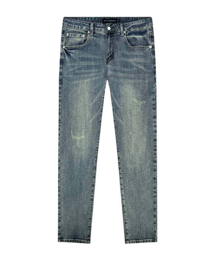 

Узкие джинсы с мягким краем Black Bananas, синий