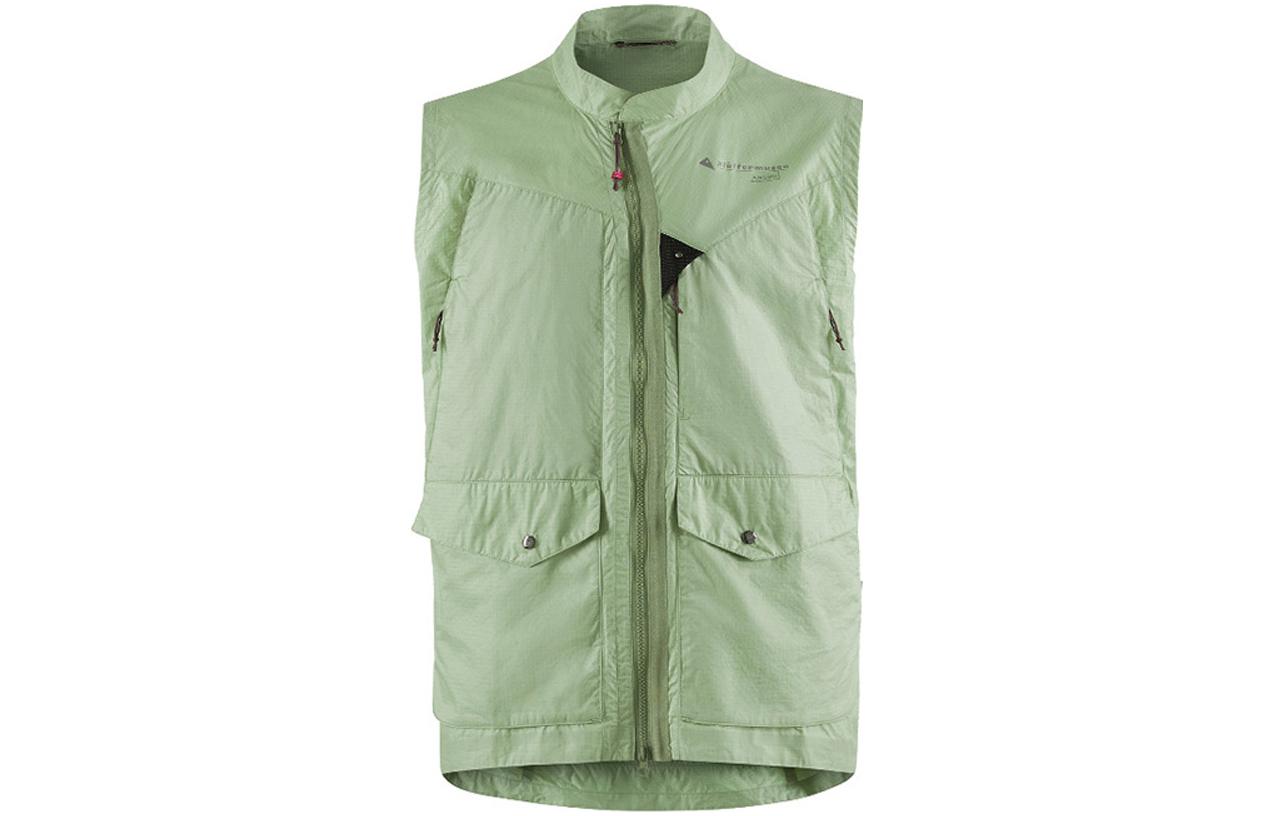 

KLATTERMUSEN Ansur ветровой жилет мужской, Marsh Green-Silver Green/Swamp Green-Silver Green